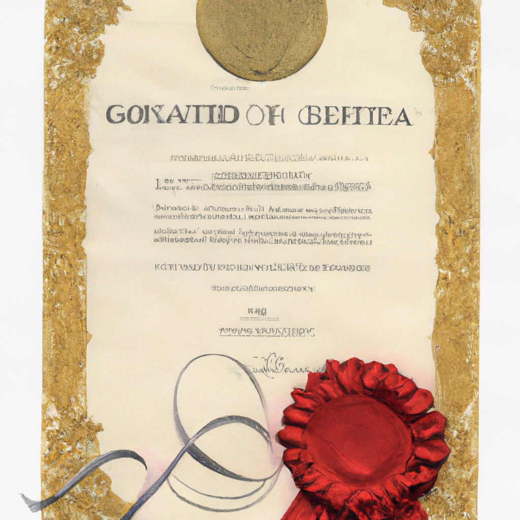 Certificato